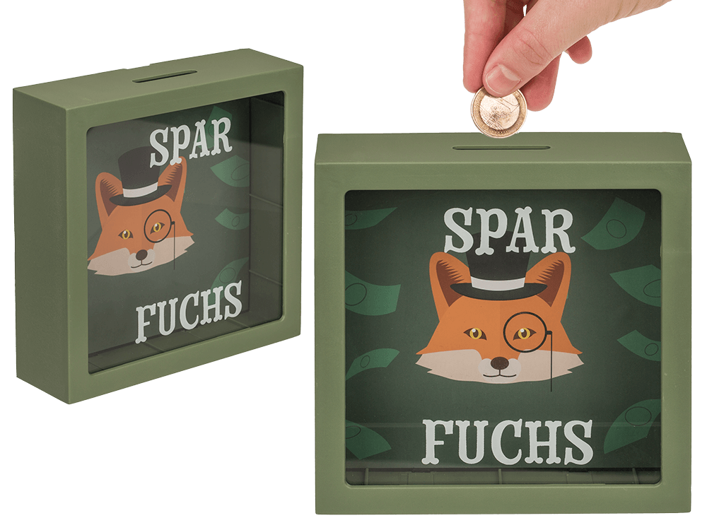 Plastic saving bank,