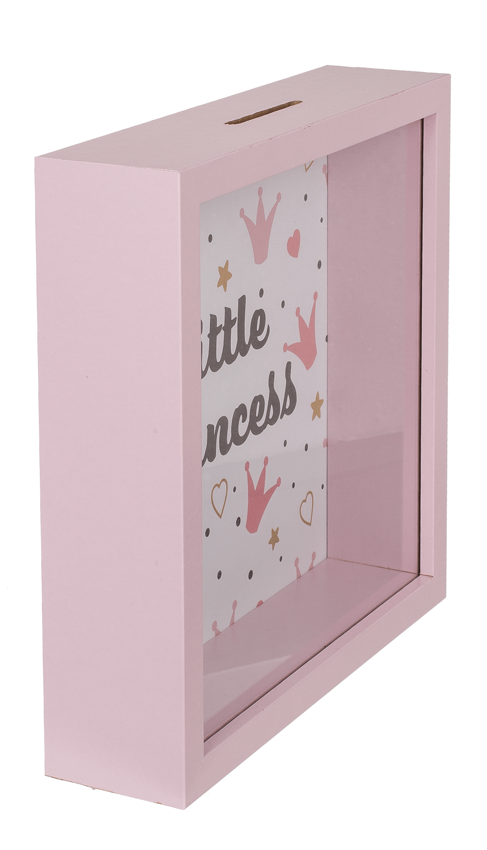 Wooden saving bank, Princess,