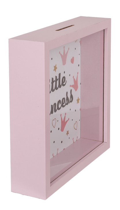 Wooden saving bank, Princess,