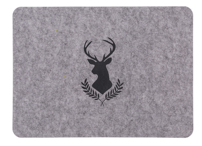 Felt placemat, Deer, 44 x 32 x 0,02 cm,