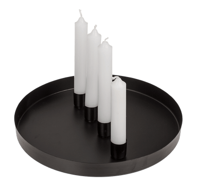 Round metal holder, D:25 cm, with 4 magnetic