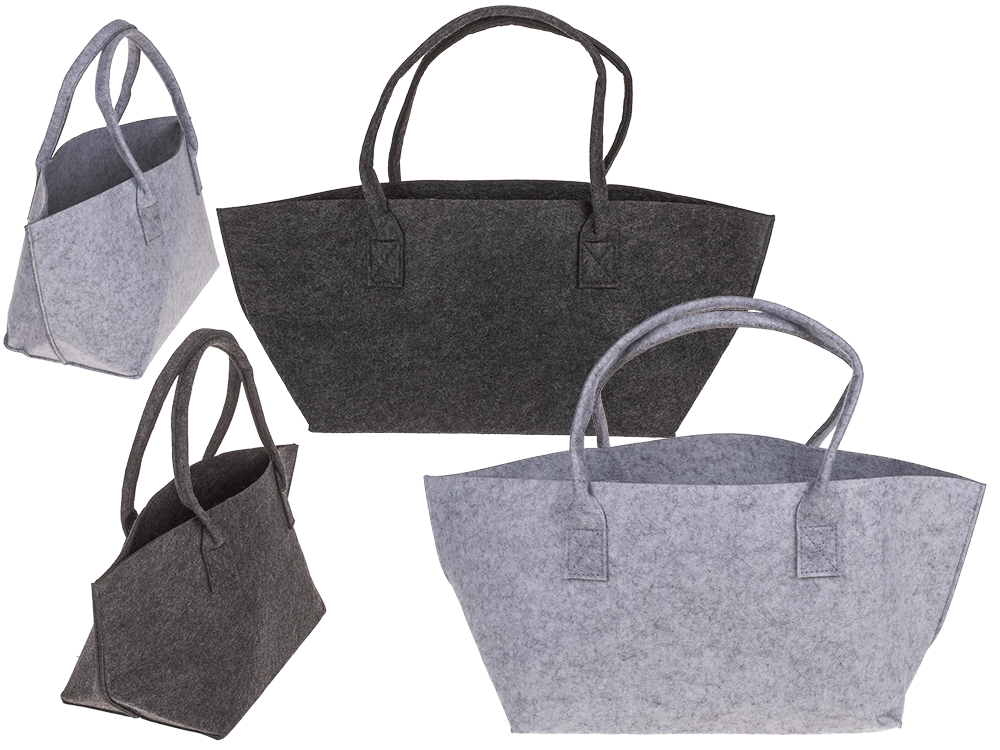 Felt shopping bag, 54 x 20 x 23 cm,