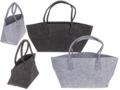 Felt shopping bag, 54 x 20 x 23 cm,
