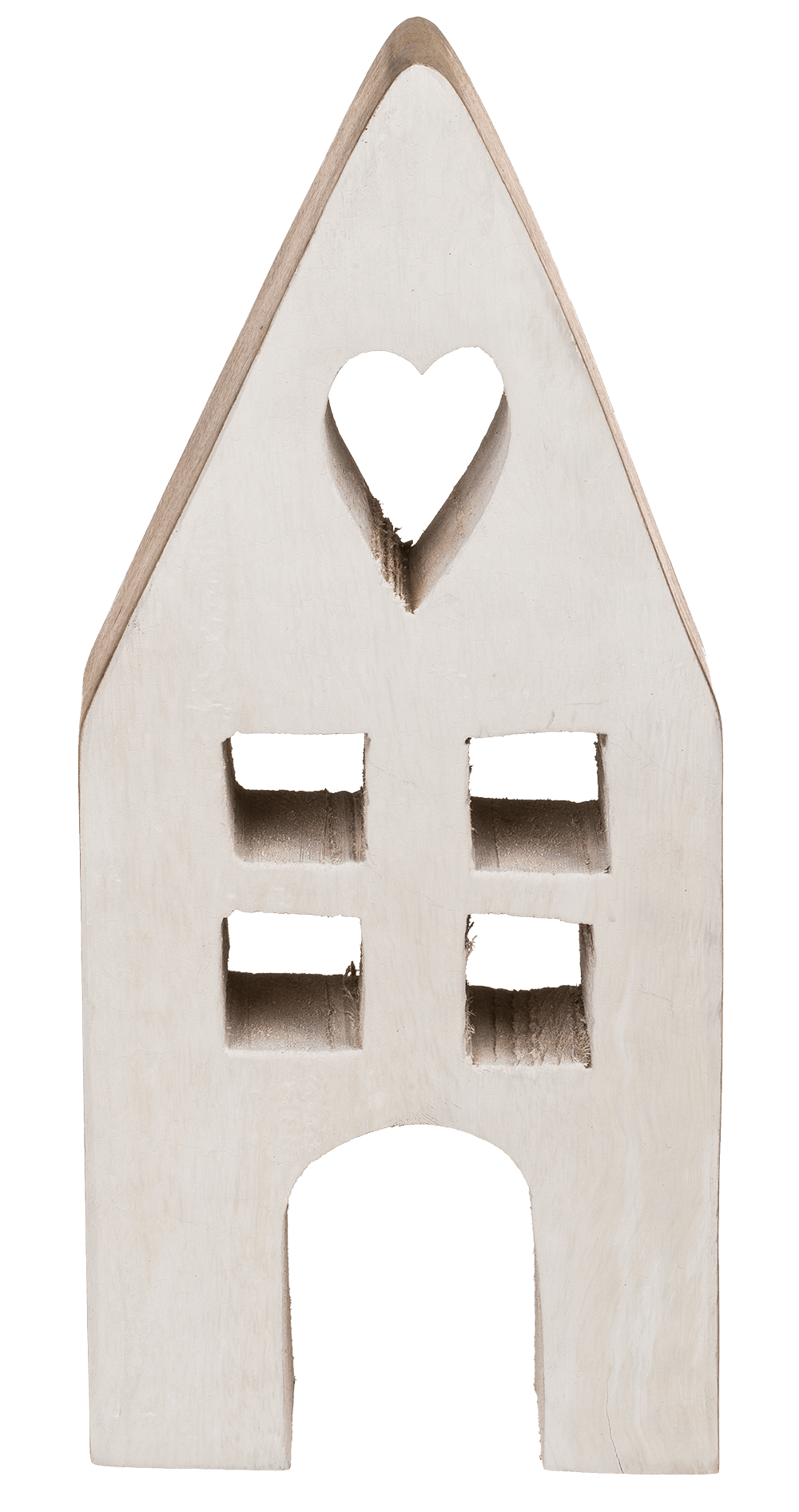 Decoration wooden house, 9 x 4 x 20 cm.