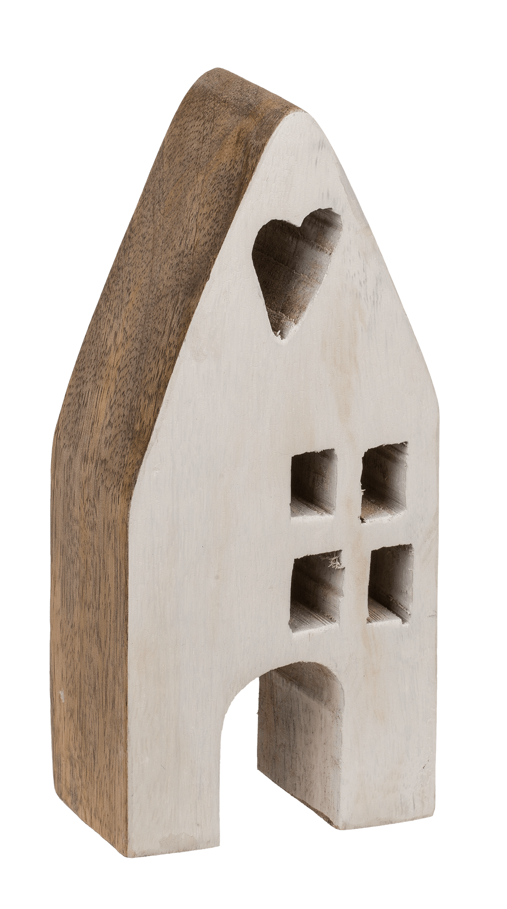 Decoration wooden house 7 x 4 x 15 cm,