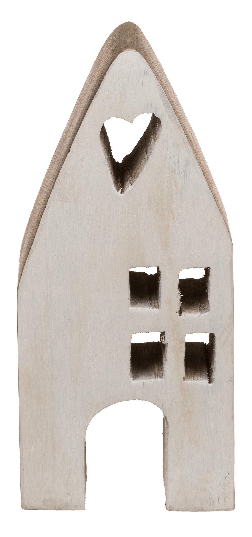 Decoration wooden house 7 x 4 x 15 cm,