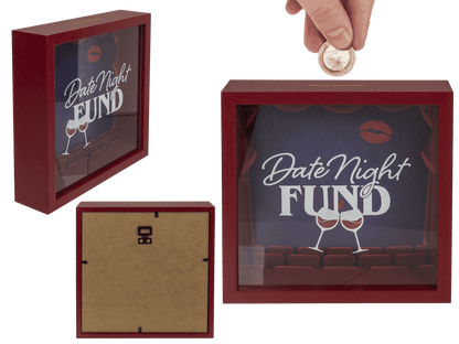 Wooden saving box, Date Night Fund,