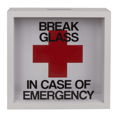 Wooden saving box, Emergency Fund,