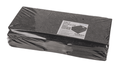 Dark grey felt bag, Set of 2 pcs,