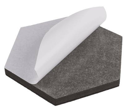 felt memo boards for sticking, hexagonal,