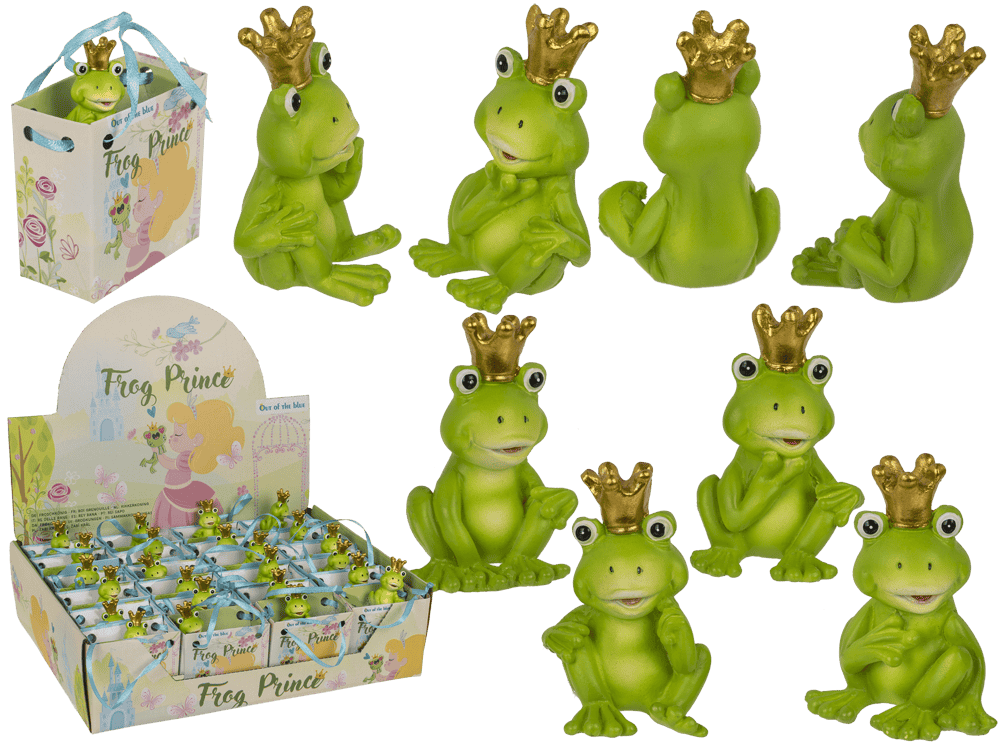 Frog Prince, in paper bag with design,