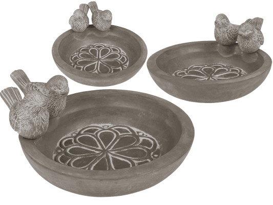 Bird feeder with 2 birds,