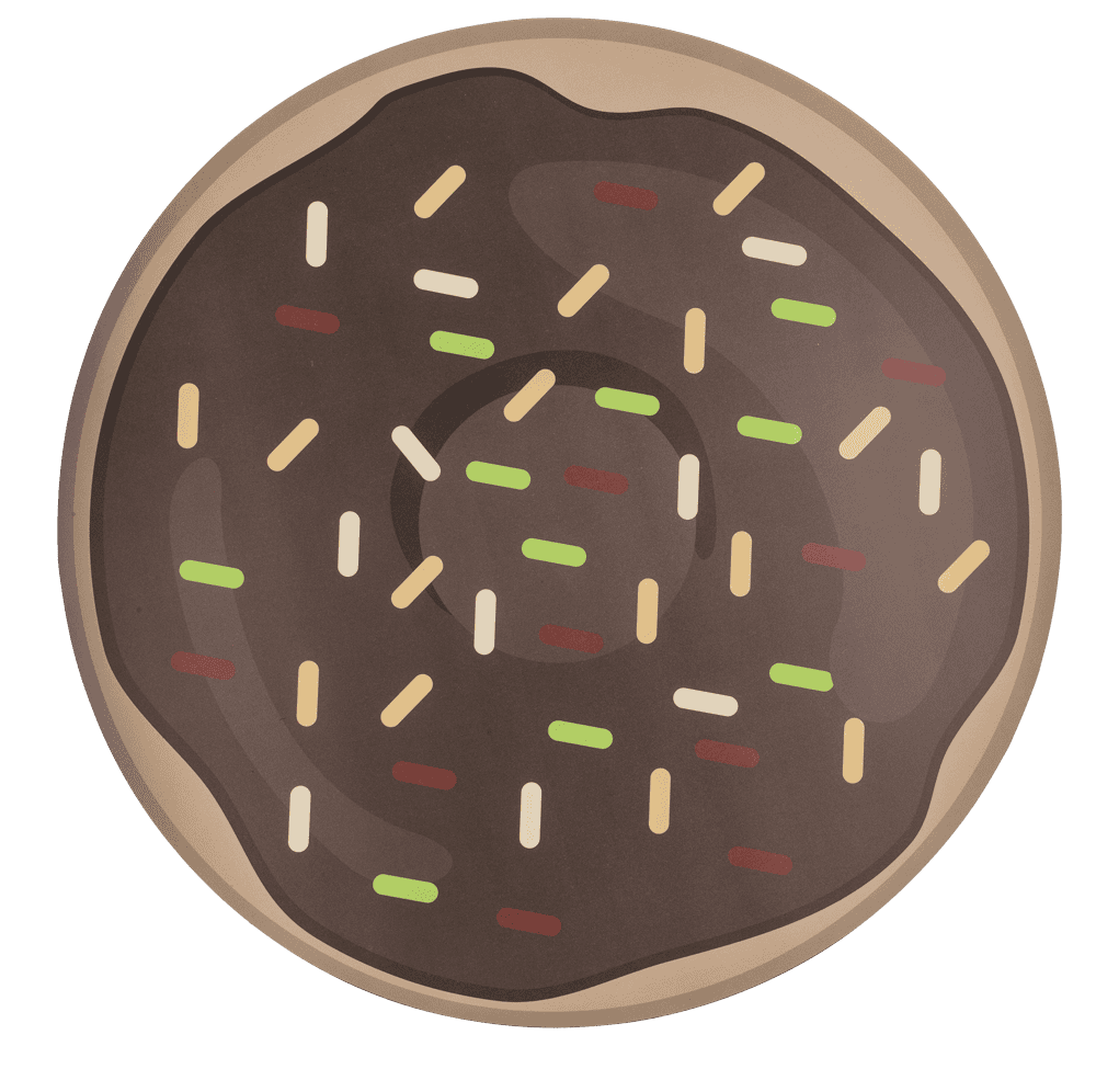 Polypropylen placemat, Donut,