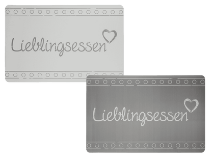Polypropylen placemat, Lieblingsessen,