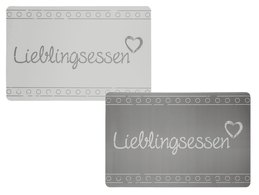 Polypropylen placemat, Lieblingsessen,