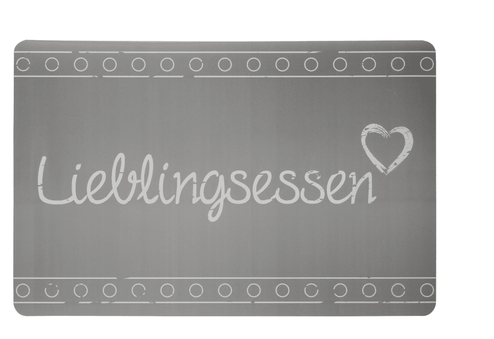 Polypropylen placemat, Lieblingsessen,