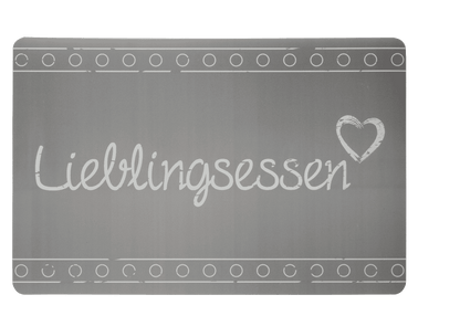Polypropylen placemat, Lieblingsessen,
