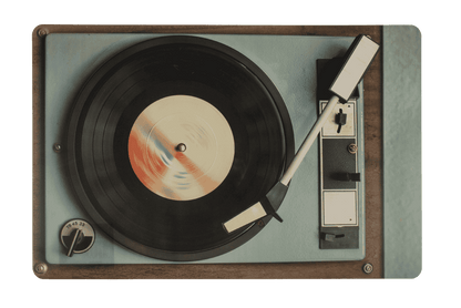 Polypropylen placemat, nostalgic hifi elements I,