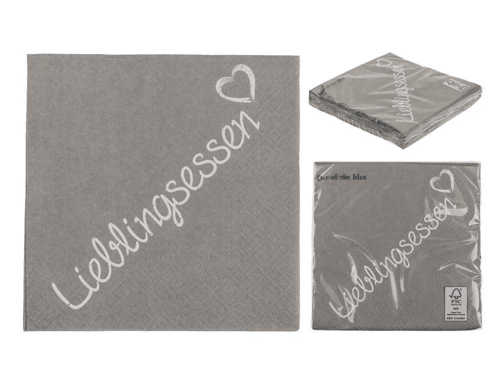 Paper napkins, Lieblingsessen,