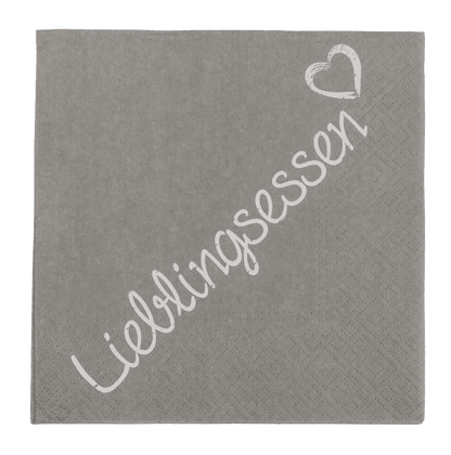 Paper napkins, Lieblingsessen,