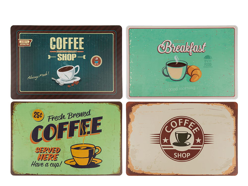 Polypropylen placemat, Coffee,