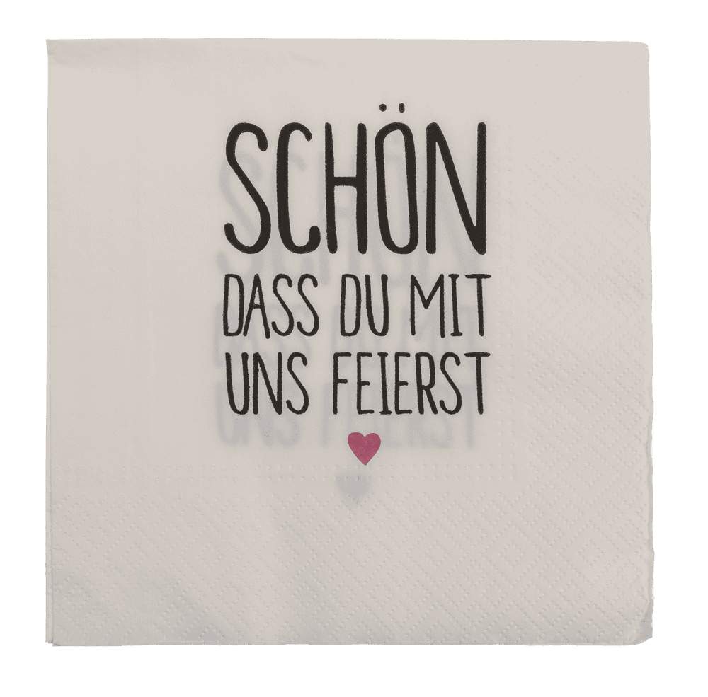 White-grey paper napkins,