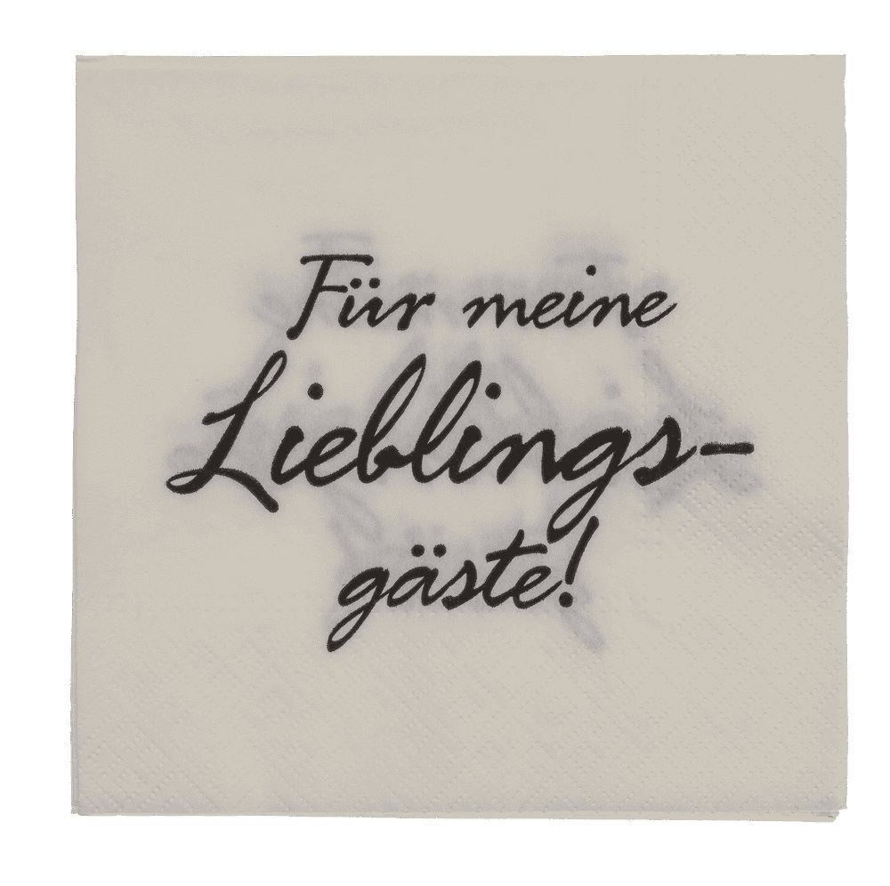 White-grey paper napkins,