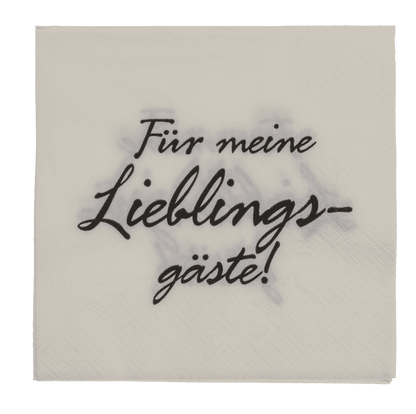 White-grey paper napkins,