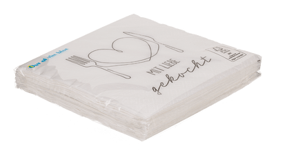 Paper napkins, Mit Liebe gekocht,
