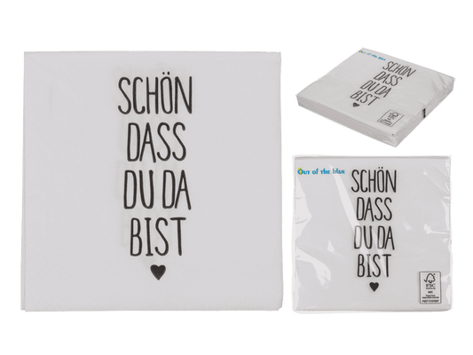 Paper napkins, Schön dass du da bist,