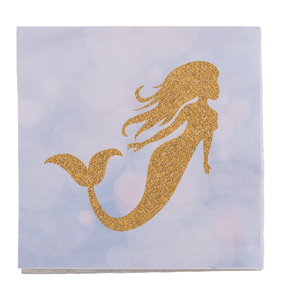 Paper napkins, Mermaid, ca. 33 x 33 cm,