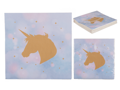 Paper napkins, Unicorn, ca. 33 x 33 cm,