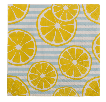 Paper napkins, Lemons,