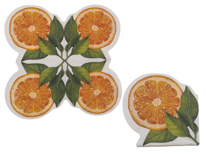 Paper motive tissue, Orange,