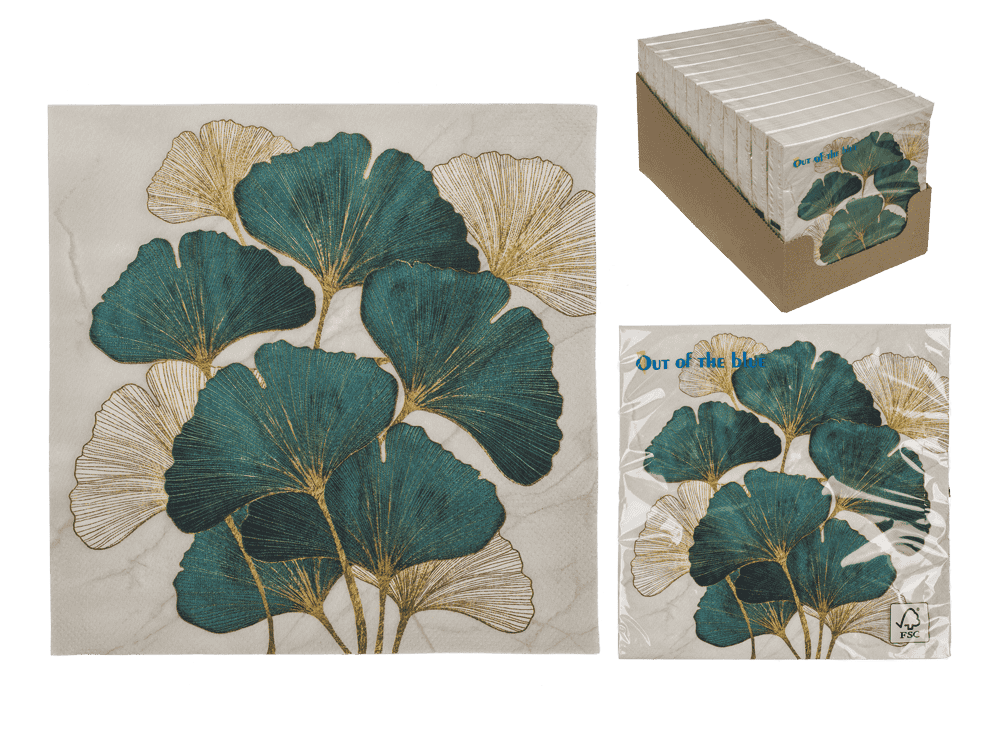 Paper napkins, Ginkgo,