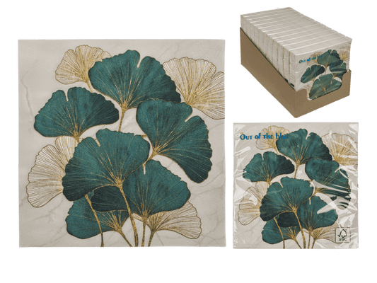 Paper napkins, Ginkgo,