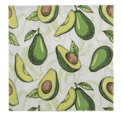 Paper napkins, Avocado,