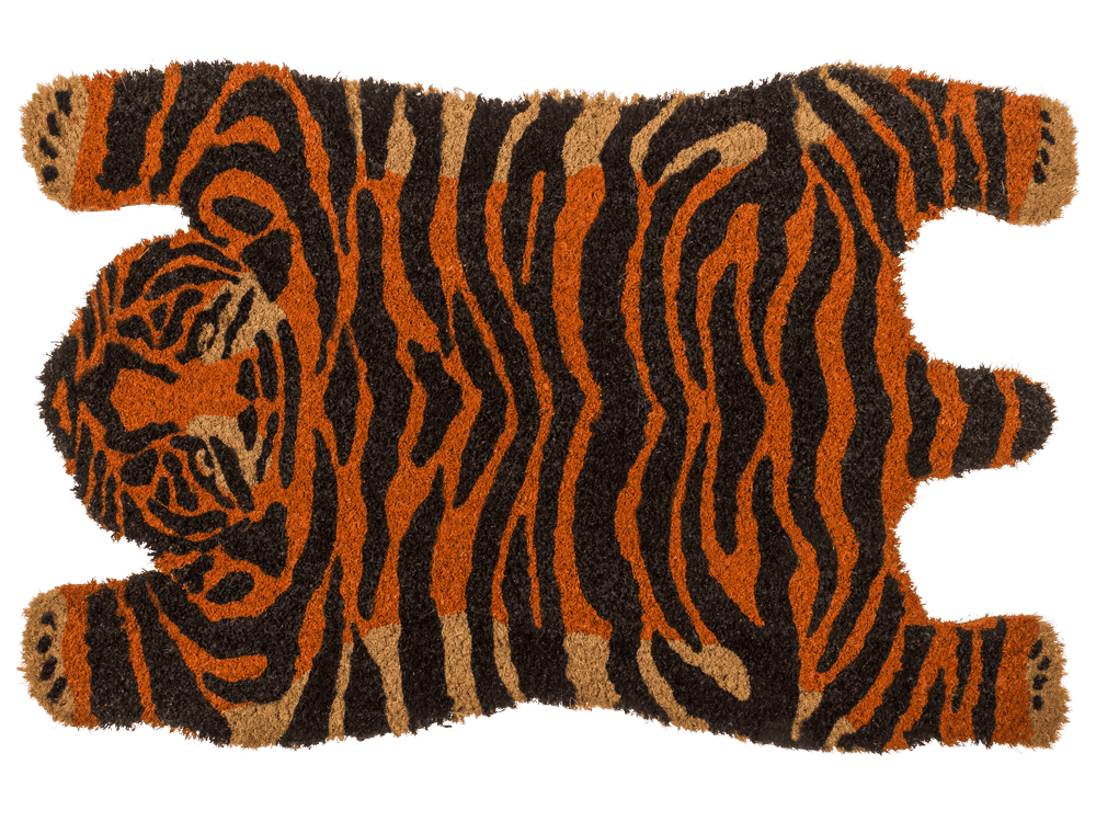 Floor mat in animal design, tiger, 60 x 40 cm,
