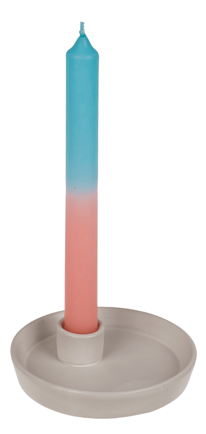 Stick candle with color gradient,