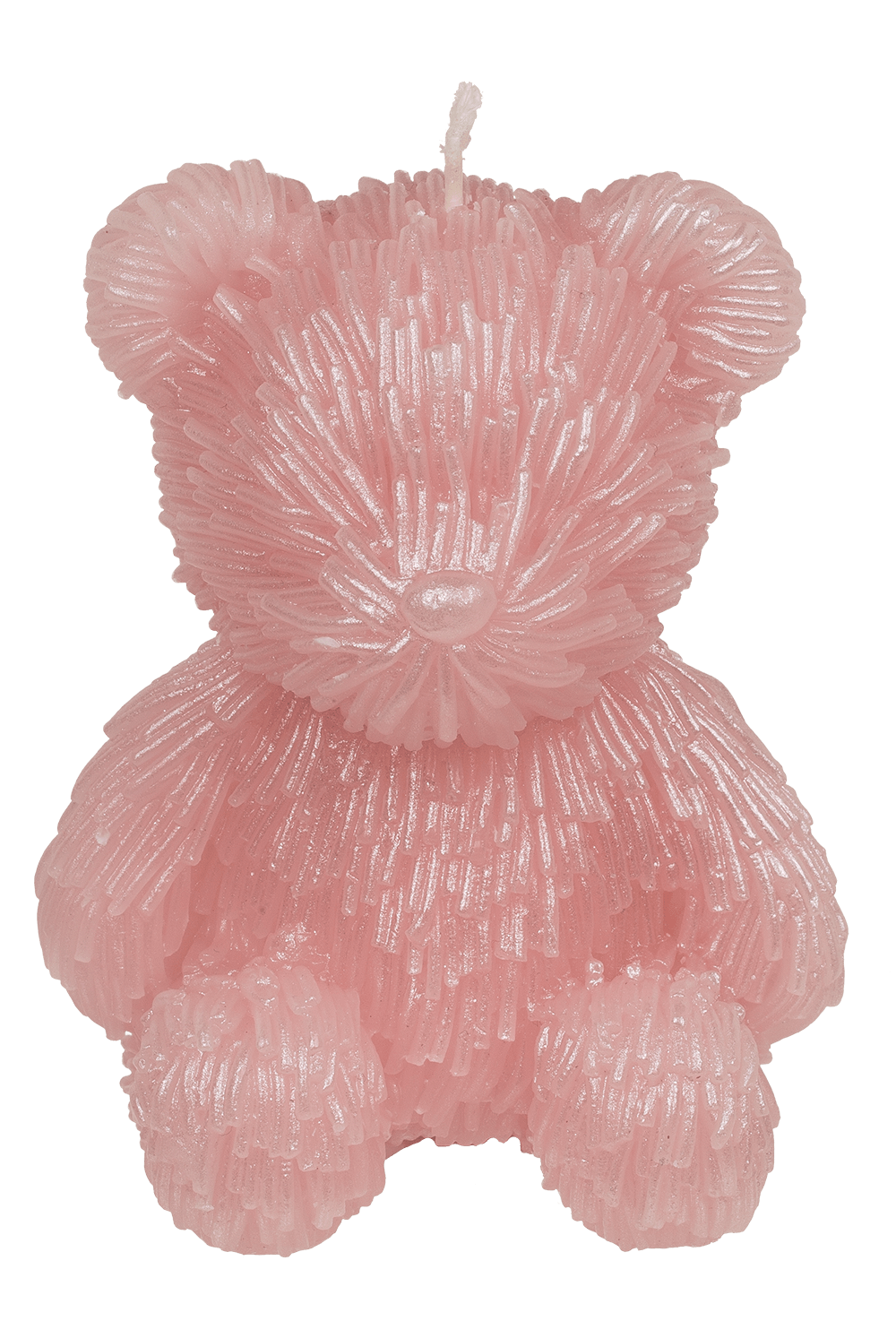 Candle, teddy bear, ca. 8 x 7 x 10,5 cm,