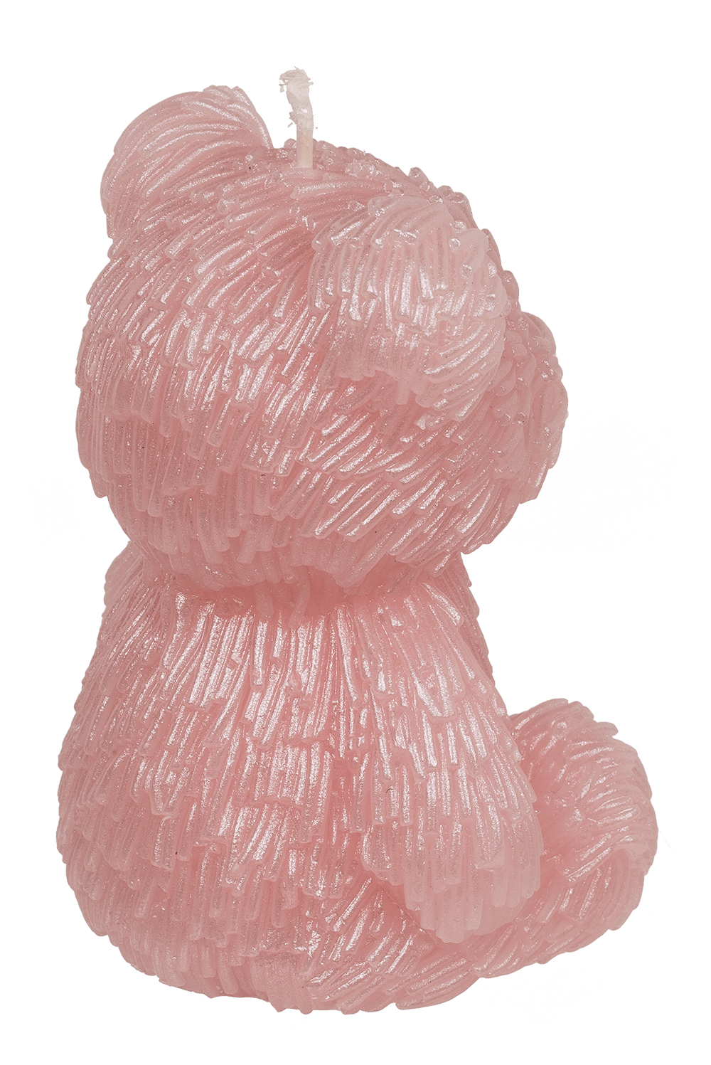 Candle, teddy bear, ca. 8 x 7 x 10,5 cm,
