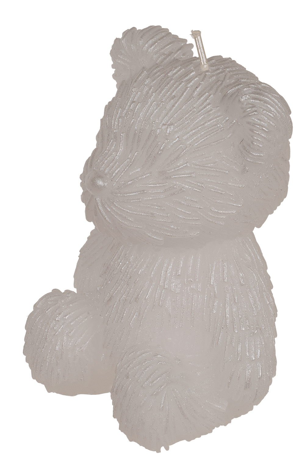Candle, teffy bear, ca. 11 x 9,5 x 13,5 cm,