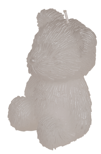 Candle, teffy bear, ca. 11 x 9,5 x 13,5 cm,