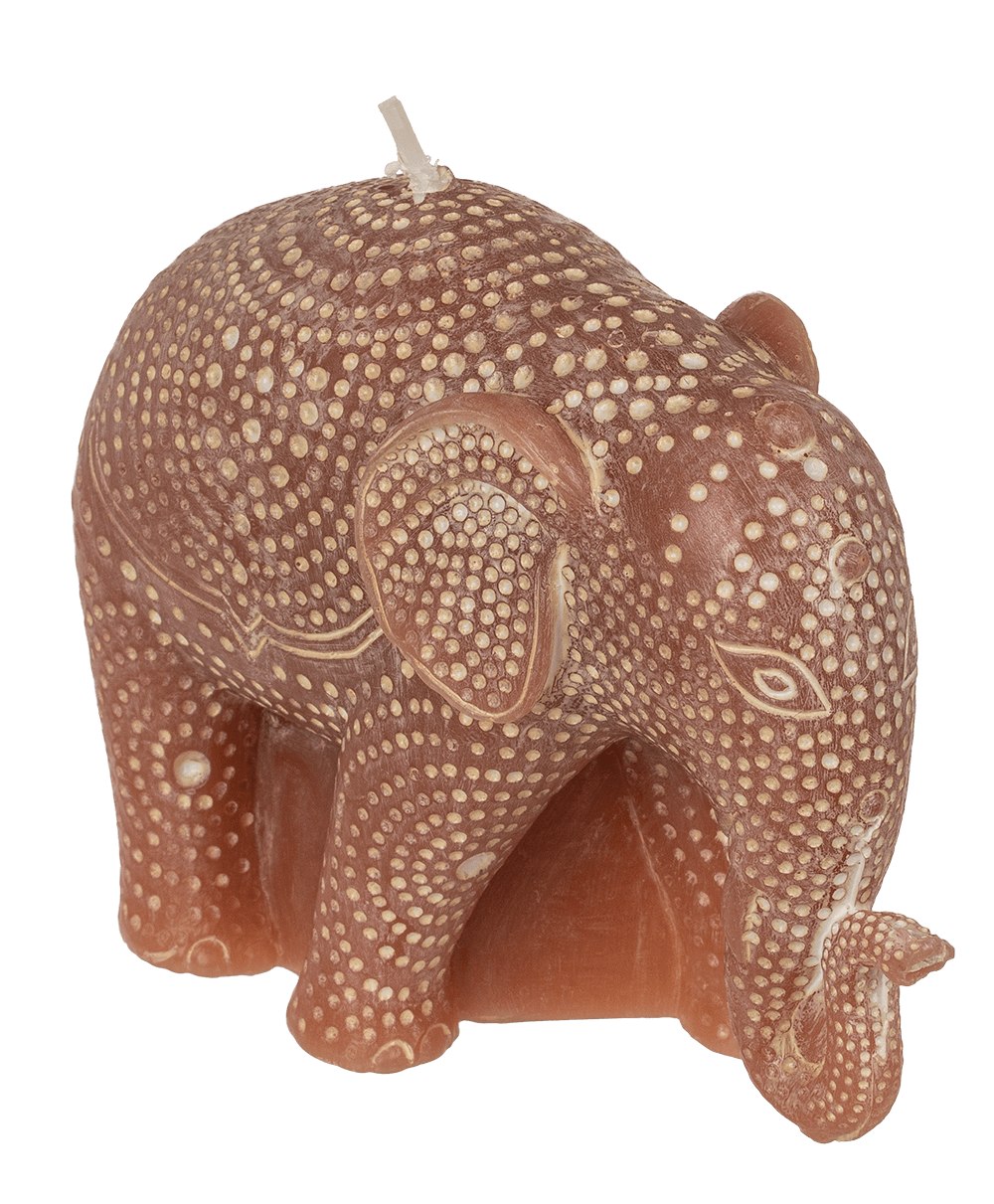 Candle, Elephant, ca. 11,5 x 4,5 x 8,5 cm