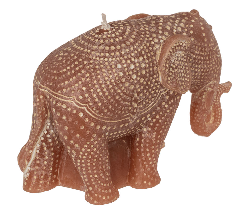 Candle, Elephant, ca. 11,5 x 4,5 x 8,5 cm