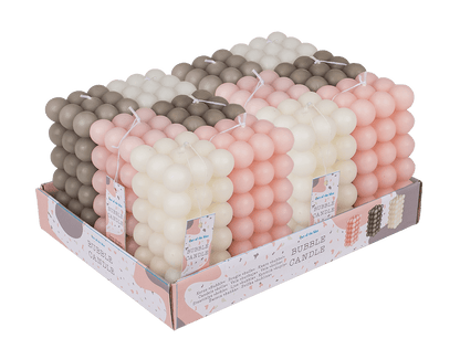 Kerze, Bubble, ca. 6 x 12 cm,