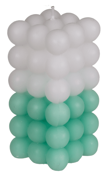 Candle, Colourful Bubble, ca. 6 x 12 cm,