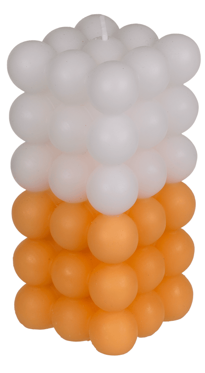 Candle, Colourful Bubble, ca. 6 x 12 cm,