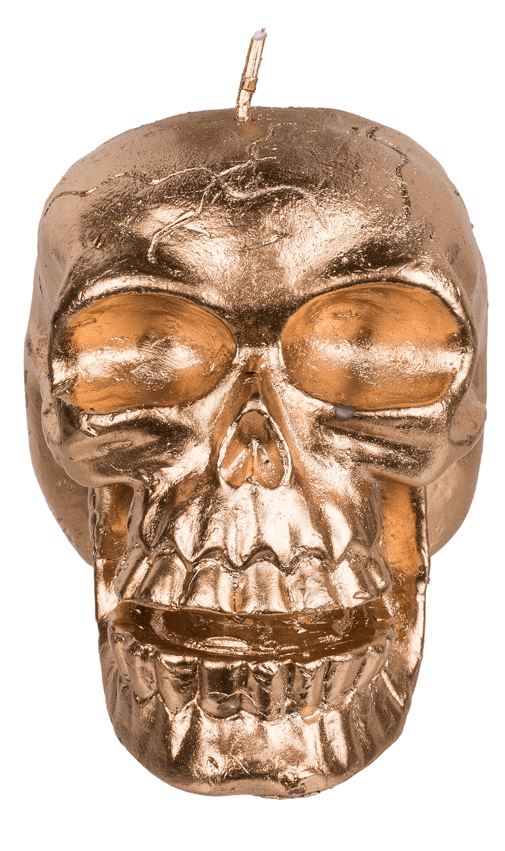 Candle, skull, ca. 12 x 7,5 x 8,5 cm,