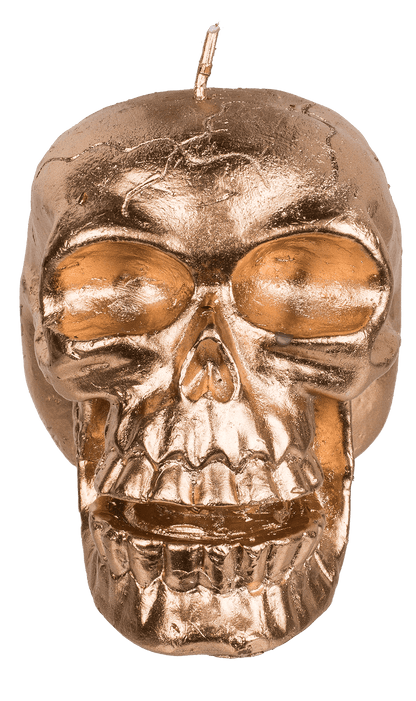 Candle, skull, ca. 12 x 7,5 x 8,5 cm,